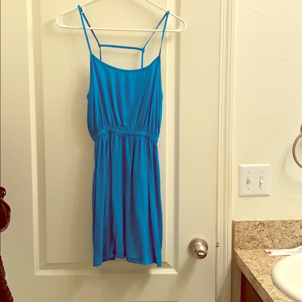 Blue sundress